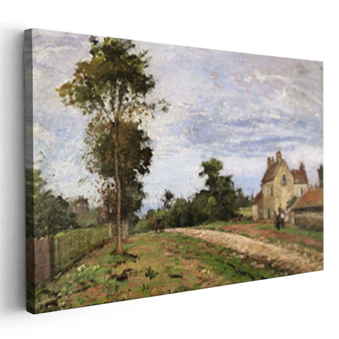 The House of Monsieur Musy, Louveciennes by Camille Pissarro