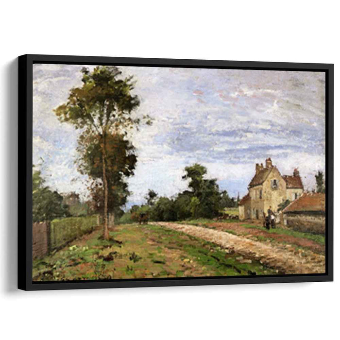 The House of Monsieur Musy, Louveciennes by Camille Pissarro
