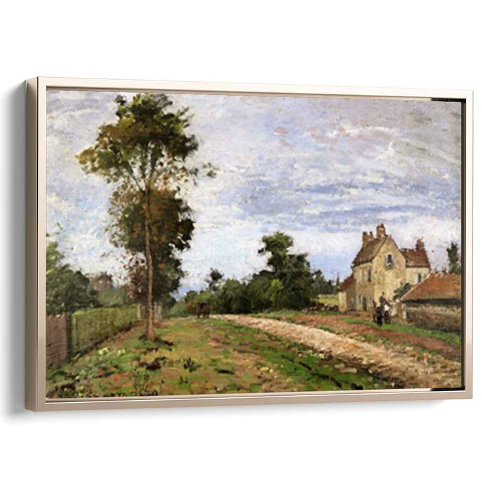 The House of Monsieur Musy, Louveciennes by Camille Pissarro