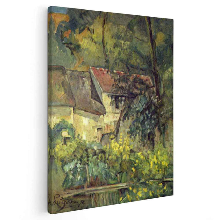 The House of Pere Lacroix in Auvers (1873) by Paul Cezanne