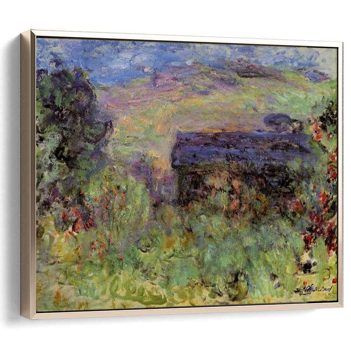 The House Seen through the Roses (1925) by Claude Monet