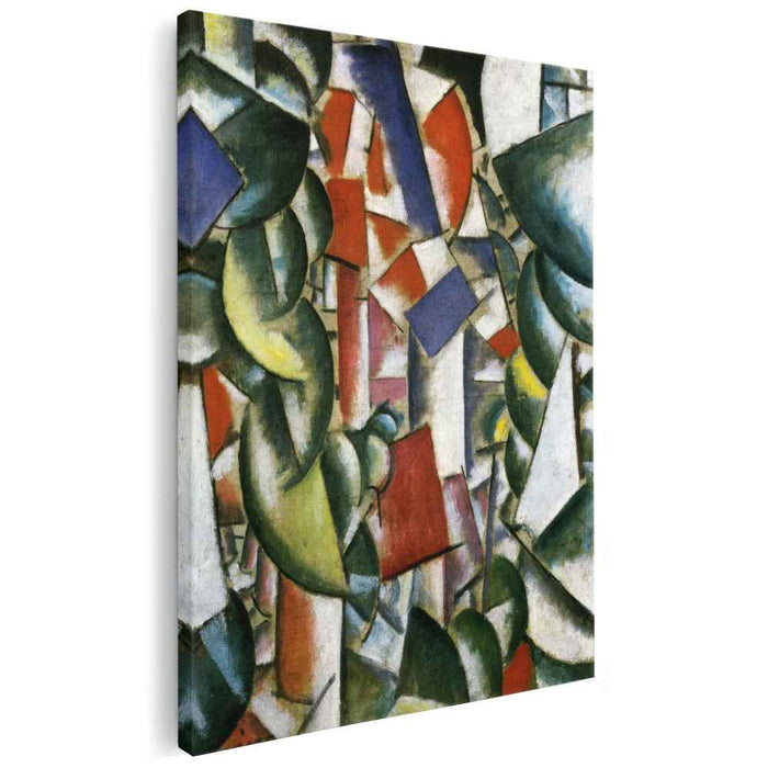 The House under the trees (1913) by Fernand Leger