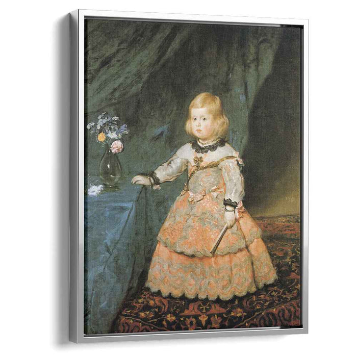 The Infanta Margarita Teresa of Spain in a Red Dress (1653) by Diego Velazquez