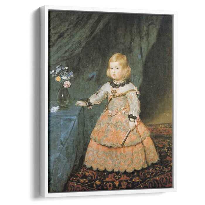 The Infanta Margarita Teresa of Spain in a Red Dress (1653) by Diego Velazquez