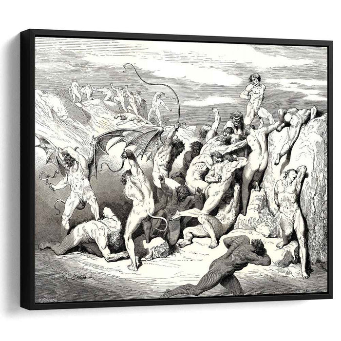 The Inferno, Canto 18 by Gustave Dore