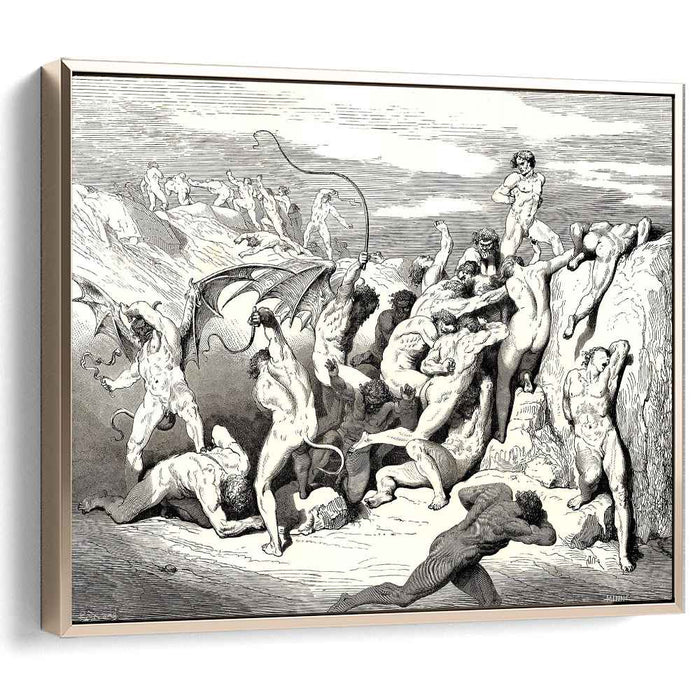 The Inferno, Canto 18 by Gustave Dore