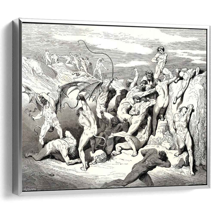 The Inferno, Canto 18 by Gustave Dore