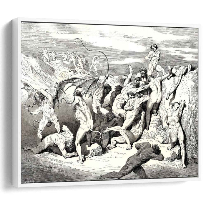 The Inferno, Canto 18 by Gustave Dore