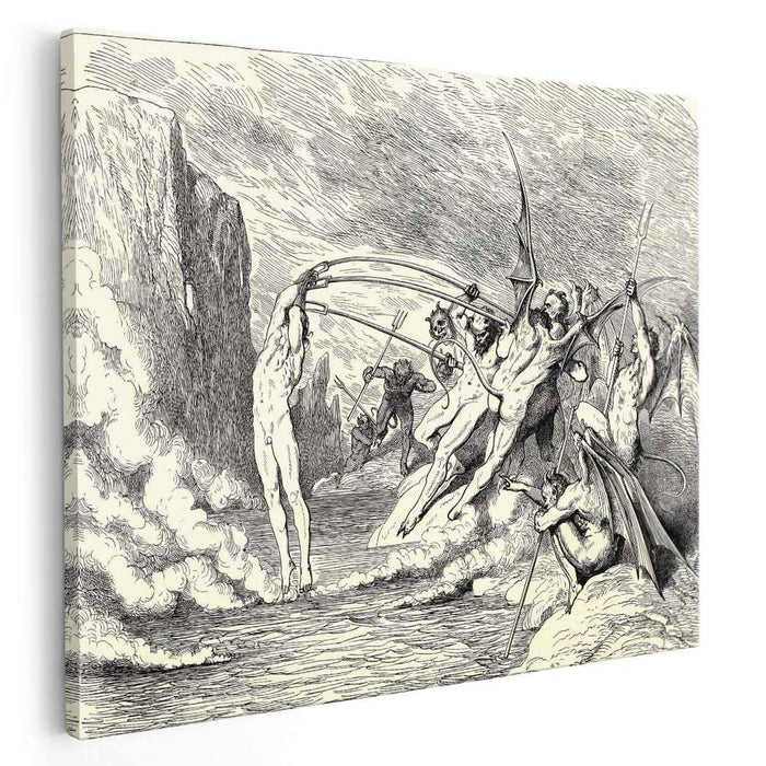 The Inferno, Canto 21 by Gustave Dore