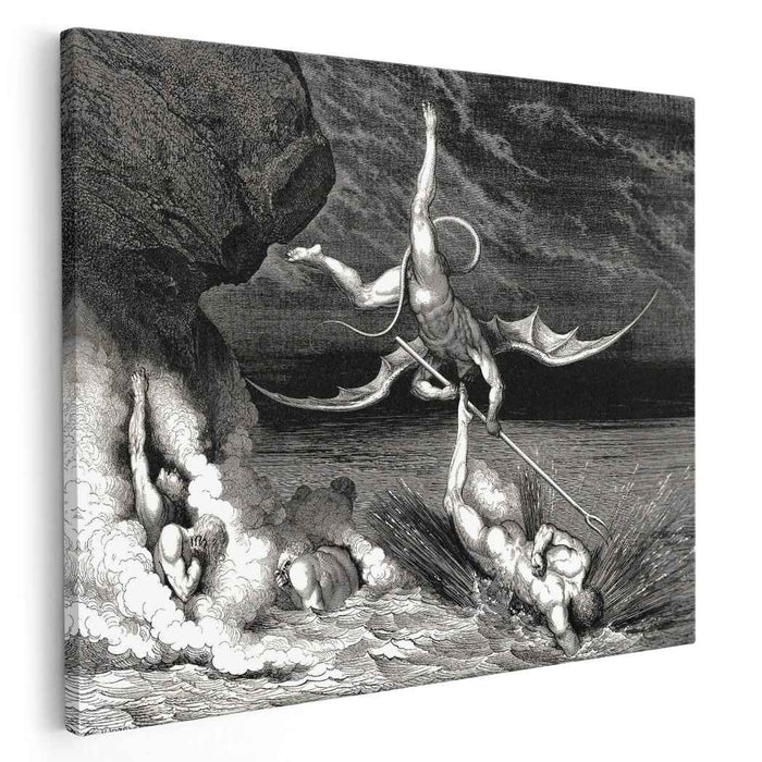 The Inferno, Canto 22 by Gustave Dore