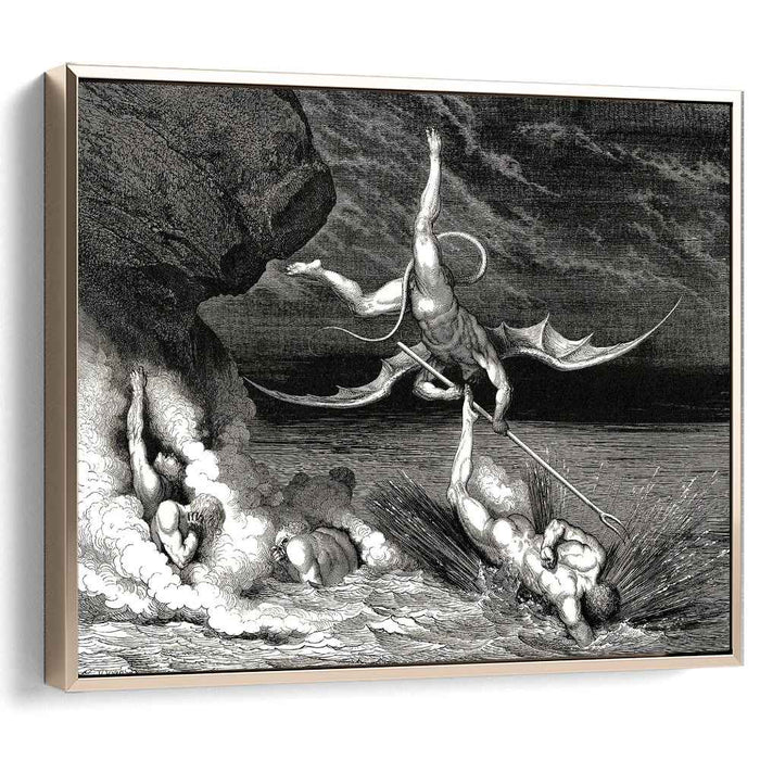 The Inferno, Canto 22 by Gustave Dore