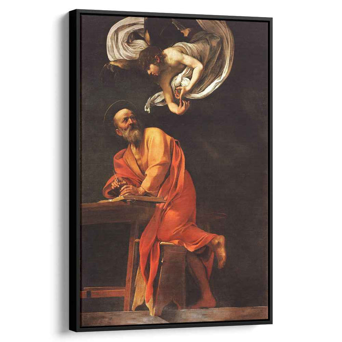 Inspiration of Saint Matthew (1602) by Caravaggio