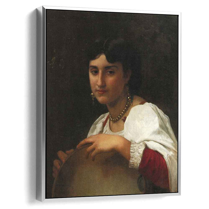 The Italian tambourine by William-Adolphe Bouguereau