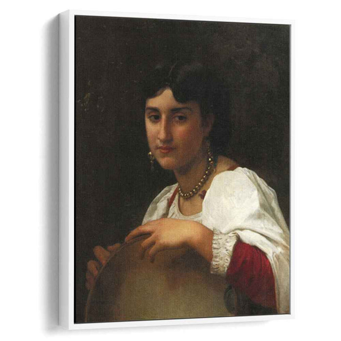 The Italian tambourine by William-Adolphe Bouguereau