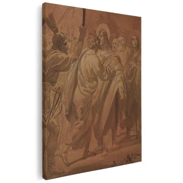 The Judas kiss (1847) by Karl Bryullov