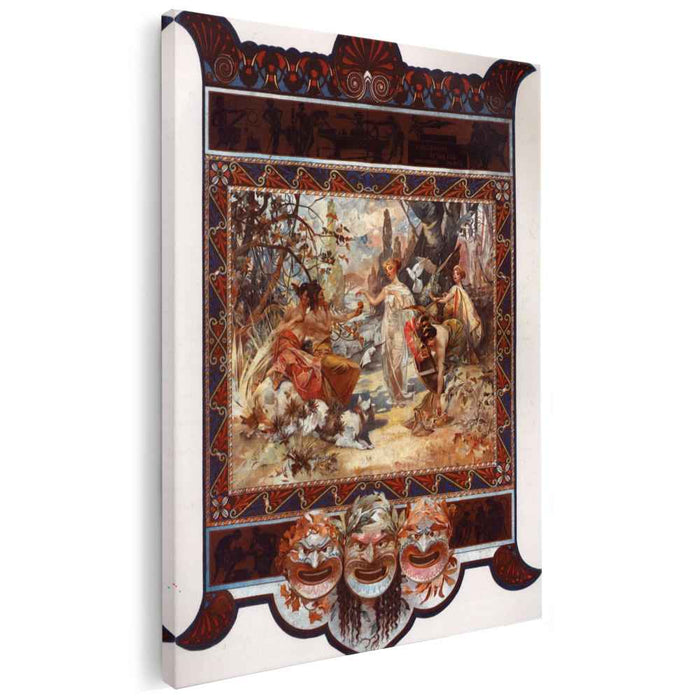 The Judgement of Paris (1895) by Alphonse Mucha