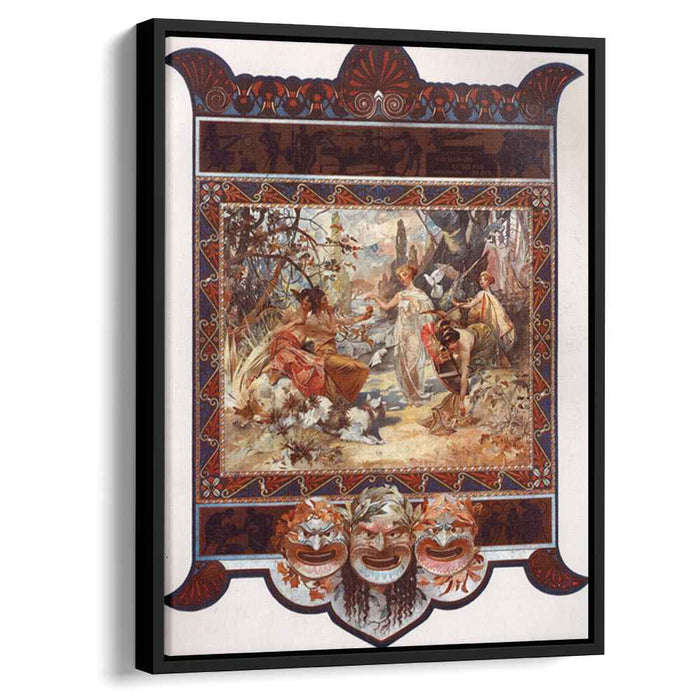 The Judgement of Paris (1895) by Alphonse Mucha