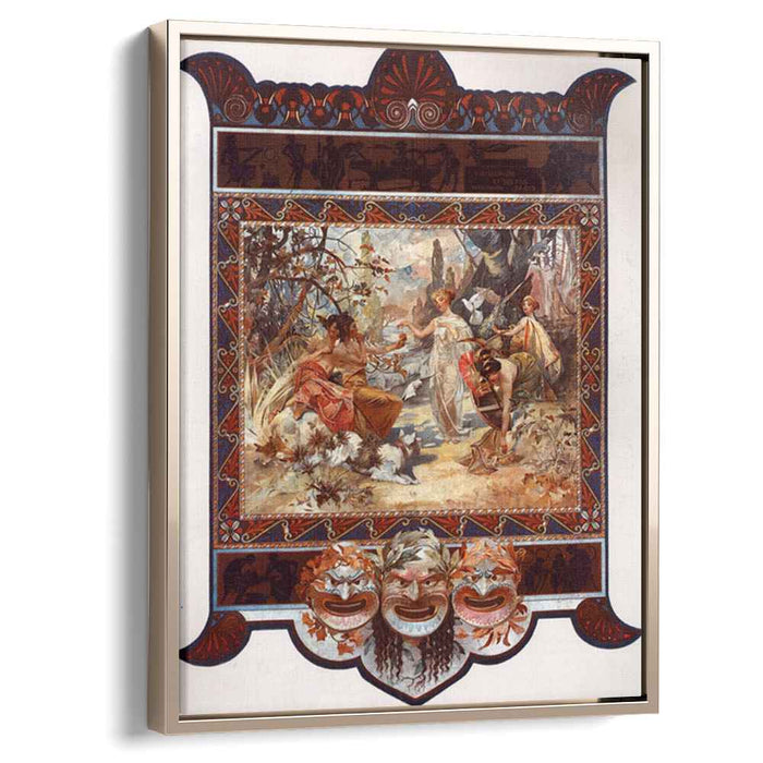 The Judgement of Paris (1895) by Alphonse Mucha