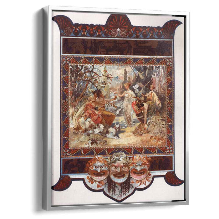 The Judgement of Paris (1895) by Alphonse Mucha