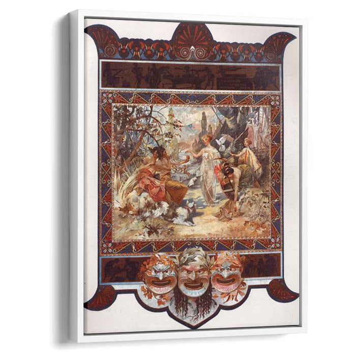 The Judgement of Paris (1895) by Alphonse Mucha