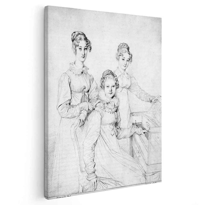 The Kaunitz Sisters by Jean Auguste Dominique Ingres