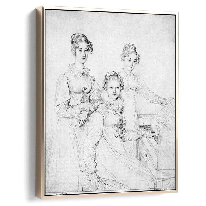 The Kaunitz Sisters by Jean Auguste Dominique Ingres