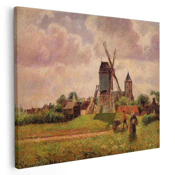 The Knocke Windmill, Belgium by Camille Pissarro