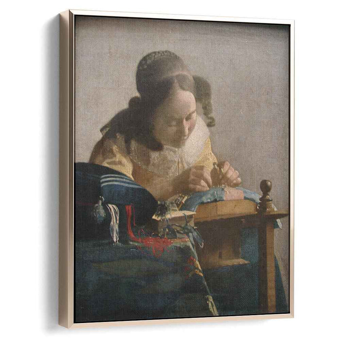 The Lacemaker (1671) by Johannes Vermeer