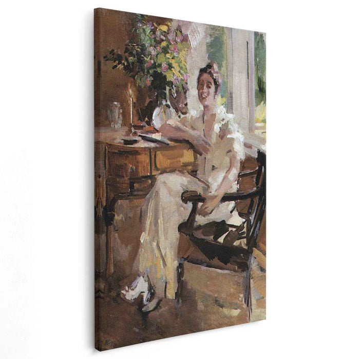 The lady on the chair (1917) by Konstantin Korovin