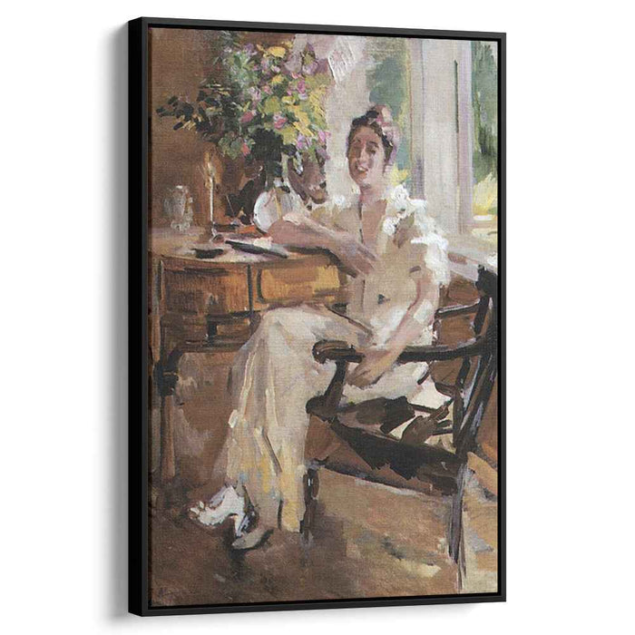 The lady on the chair (1917) by Konstantin Korovin