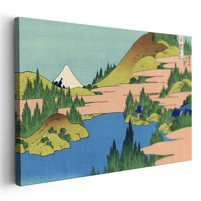 The lake of Hakone in the Segami province by Katsushika Hokusai