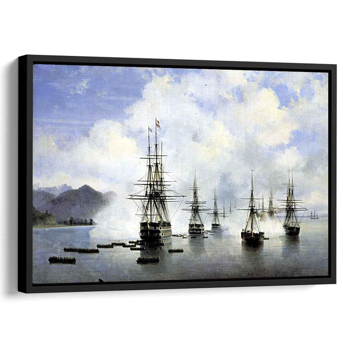 The Landing at Subashi (1839) by Ivan Aivazovsky