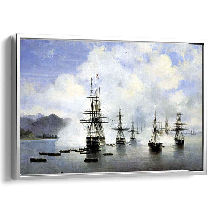 The Landing at Subashi (1839) by Ivan Aivazovsky