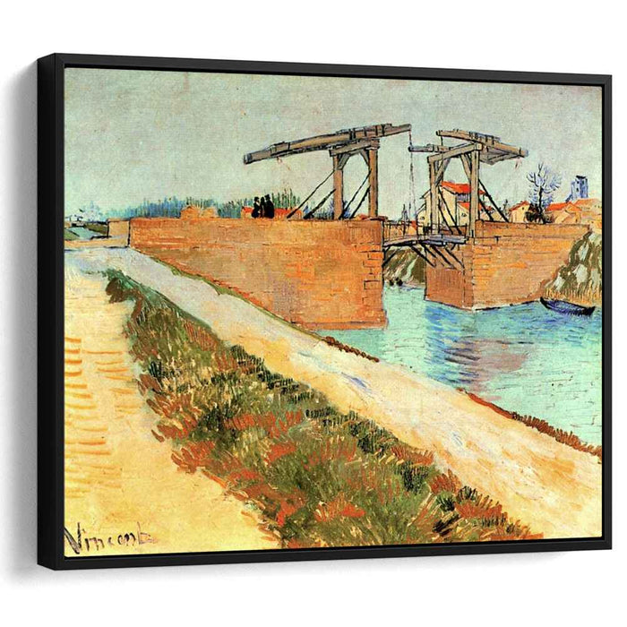 The Langlois Bridge at Arles with Road Alongside the Canal (1888) by Vincent van Gogh
