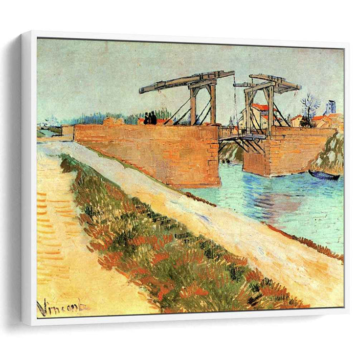 The Langlois Bridge at Arles with Road Alongside the Canal (1888) by Vincent van Gogh