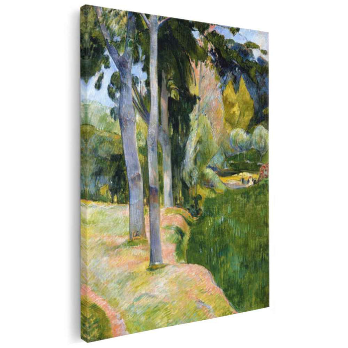 The large tree (1889) by Paul Gauguin