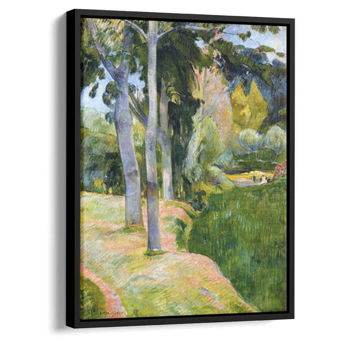 The large tree (1889) by Paul Gauguin