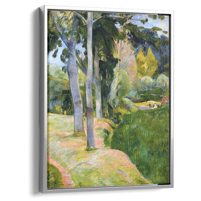 The large tree (1889) by Paul Gauguin