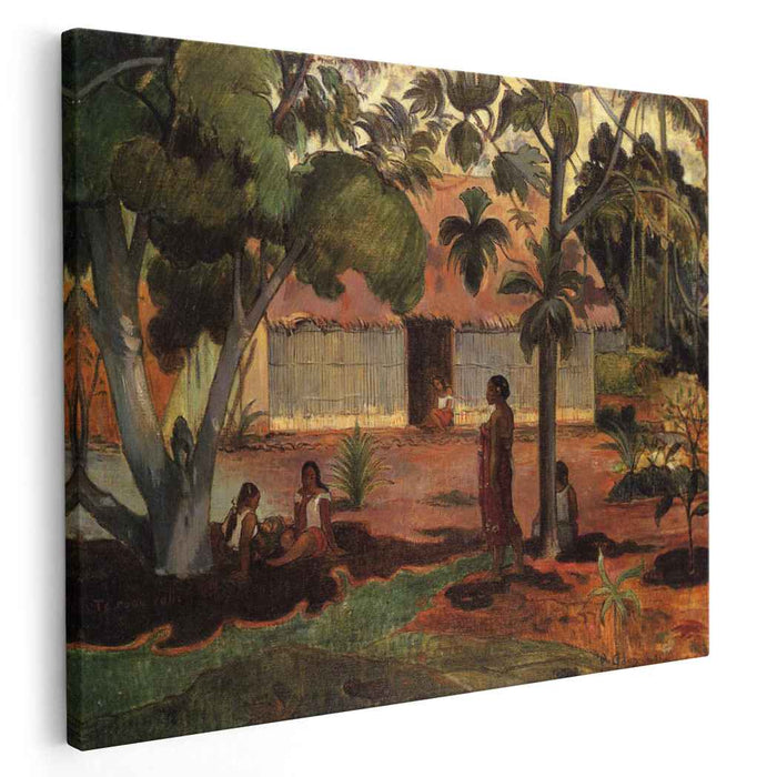 The large tree (1891) by Paul Gauguin