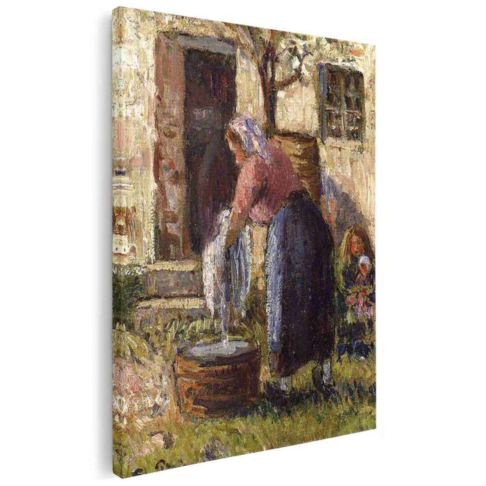 The Laundry Woman (1898) by Camille Pissarro