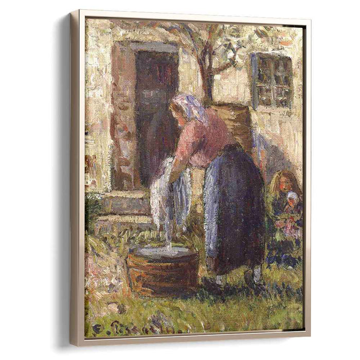The Laundry Woman (1898) by Camille Pissarro