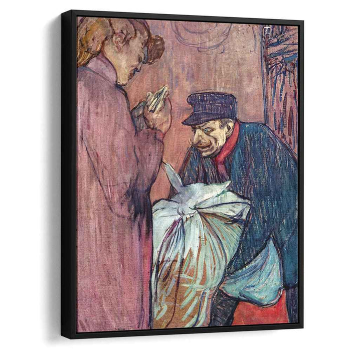 The Laundryman Calling at the Brothal (1894) by Henri de Toulouse-Lautrec