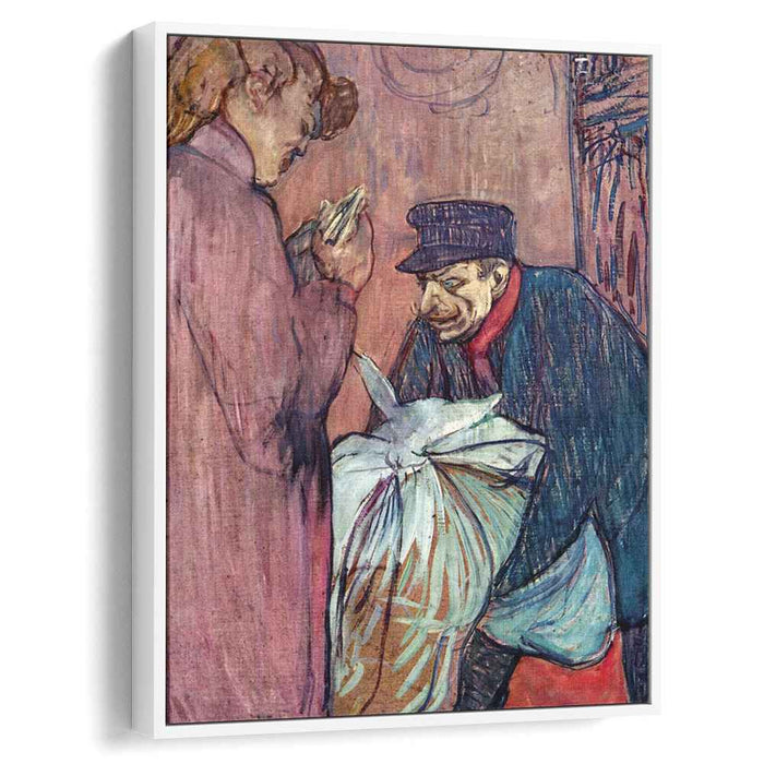 The Laundryman Calling at the Brothal (1894) by Henri de Toulouse-Lautrec