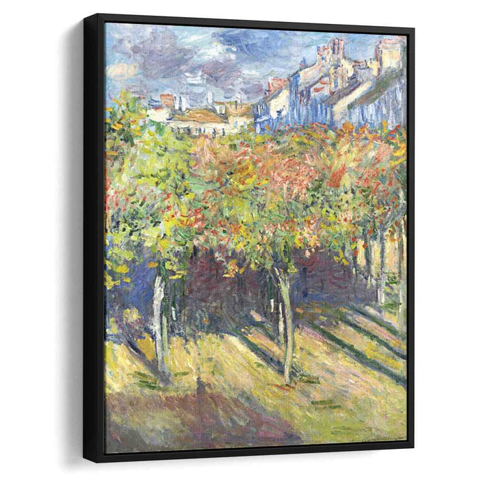 The Lindens of Poissy (1882) by Claude Monet