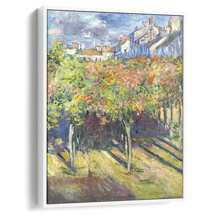 The Lindens of Poissy (1882) by Claude Monet