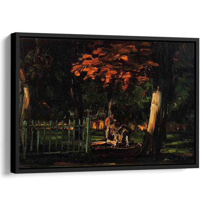 The Lion and the Basin at Jas de Bouffan (1866) by Paul Cezanne