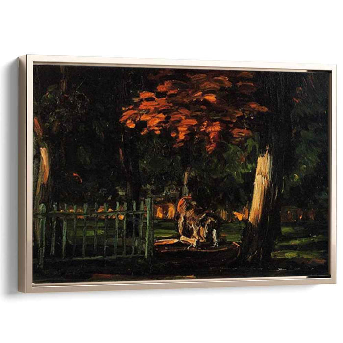 The Lion and the Basin at Jas de Bouffan (1866) by Paul Cezanne