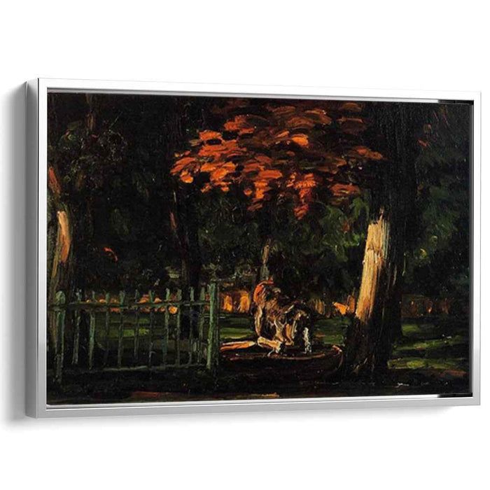 The Lion and the Basin at Jas de Bouffan (1866) by Paul Cezanne