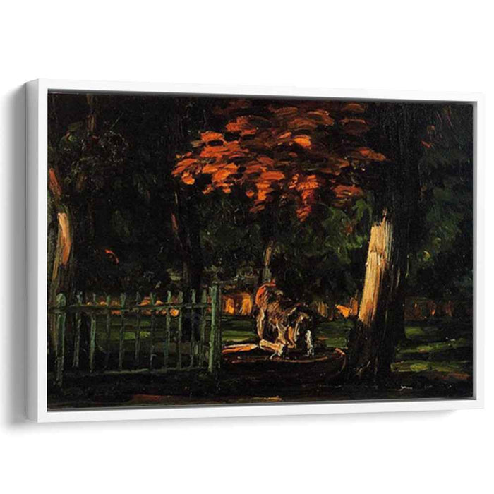 The Lion and the Basin at Jas de Bouffan (1866) by Paul Cezanne