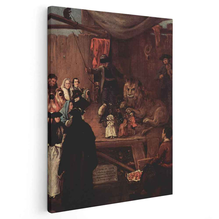 The Lion's Cage (1762) by Pietro Longhi